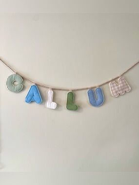 Personalized Kids Name Letter Garland - please read description!!